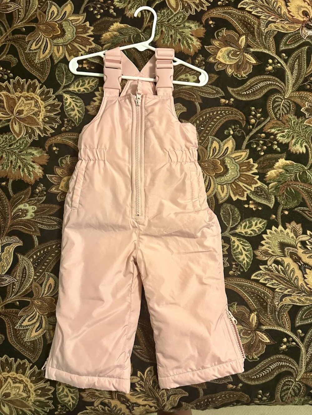GAP - Girls Baby Pink Snow Bib Overalls - Only worn once!